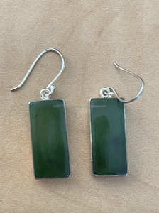 Pendientes de plata con piedras preciosas, pendientes de plata de ley 925, regalo de joyería para ella, pendientes para ella, joyería, joyería para mujer - Product Image 2