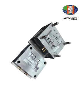 Moule d'injection à canal froid LONGNEW personnalisé en acier H13 à 4 cavités |   Base LKM à surface polie pour produits HIPS - Product Image 3