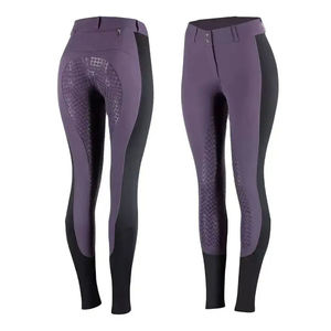 Pantalones de equitación de silicona para mujer, de asiento completo, de secado rápido, transpirables, leggings ecuestres, venta al por mayor y de alta calidad - Product Image 5