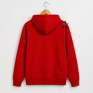Sweat-shirt à capuche Delta Sigma en polyester sur mesure pour femmes, style maçonnique héritage, avec épaules tombantes, fermeture éclair intégrale, en molleton tricoté - Product Image 3
