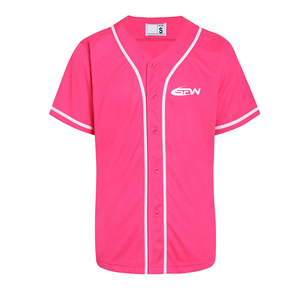 Girls Pink Short Sleeve Tennis Shirt Turn-<b>Down</b> Collar Moisture Wicking Regular Fit Solid Color Polyester Summer Apparel - Product Image 2