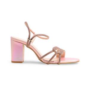 Sandalias De Tacón Fantasía Peach Modelo FN6084 - Product Image 4