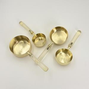 Accesorios de Cocina, Juego de Calibración Ecológico, Utensilios para Hornear, Taza y Cuchara Medidora de Acero Inoxidable con Mango Transparente - Product Image 4