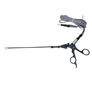 Pinces bipolaires laparoscopiques avec câble réutilisable, 1 set pour chirurgie mini-invasive, orthopédie canine, en métal - Product Image 1