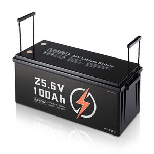 Batería de Litio LiFePO4 de 24V 100Ah de Ciclo Profundo para RV, Campers, Motores de Arrastre, Uso Marino, con BMS de 50A Integrado, Protección contra Bajas Temperaturas, Más de 4000 Ciclos - Product Image 1
