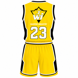 Ensemble de sport personnalisé haut de gamme pour équipe de basketball adulte – Maillot sans manches respirant en polyester à séchage rapide - Product Image 2