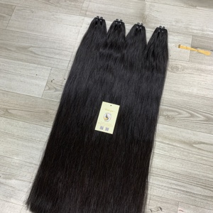 Vente en gros d'extensions de trame en lot noir naturel vietnamien de cheveux humains de l'usine vietnamienne - Product Image 3