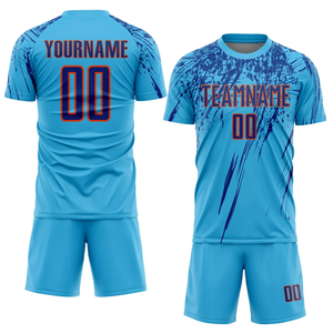 Top Trending Impresión personalizada Ropa de fútbol Jersey Sublimación personalizada Camiseta de fútbol para el equipo 100% Poliéster Uniforme de fútbol - Product Image 4