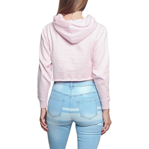 2026 High Quality Polyester Pullover Fashion Women's Crop <b>Top</b> Hoodies Custom Logo Lined <b>Winter</b>/Spring Women Crop <b>Top</b> Hoodies - Product Image 6