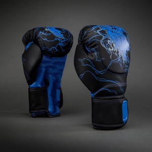Guantes de Boxeo Profesionales de Cuero con Logotipo Personalizado, Absorbentes de Humedad, con Cierre de Hebilla para Entrenamiento de Muay Thai y Kickboxing - Product Image 2