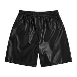 Designer Leather <b>Shorts</b> For Men Modern Fashion Fit Soft Durable Material Perfect For Casual Streetwear And Weekend Outfits - Product Image 2
