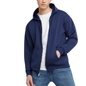 Mens Fleece Zipper Hoodie Warm Full <b>Zip</b> <b>Hooded</b> Sweatshirt Custom Embroidery Winter Streetwear OEM ODM Clothing Factory Wholesale - Product Image 5