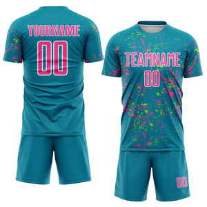 ชุดเสื้อฟุตบอลเยาวชนสำหรับฝึกซ้อม โรงเรียน/สโมสร ชุดฟุตบอลพิมพ์ลาย รับผลิตตามสั่ง (OEM) ชุดกีฬาขายส่งจำนวนมาก - Product Image 5
