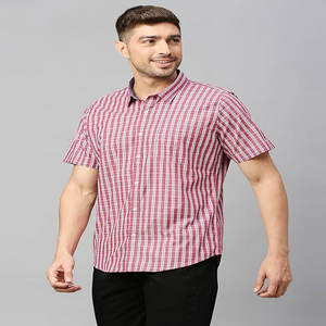Camisa bordada de ropa de calle de alta calidad para hombre, camisas de trabajo con botones y logotipo estampado de algodón y poliéster personalizadas para hombre - Product Image 2