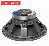 Subwoofer Profesional Sweton KL1845 de 18 Pulgadas, 3600 W de Potencia Programable, Graves Profundos de 36 Hz, Bobina de Voz de 4.5 Pulgadas, 8 Ohmios, Verificado por Klippel, Cobre
