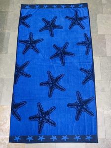 Jacquard <b>Beach</b> <b>Towel</b> Pareo Manufacturer Front side Polyester Cotton Scarf Back Side <b>Towel</b> 2-in-1 - Product Image 3
