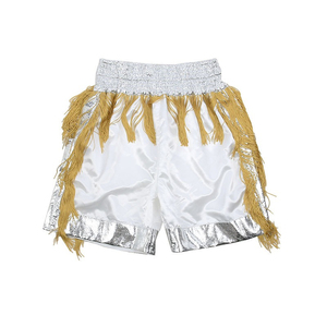 Shorts de boxe personnalisés, exportateur pakistanais, logo d'équipe, shorts de combat respirants et légers, vêtements de sport pour les combats - Product Image 3