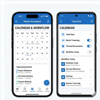 Aplicación RoyalCraft Enterprise Workspace para Colaboración en Equipo, Proyectos, Tareas, Documentos, Estado de Stock, Compatible con Mac, IOS/Android Hub