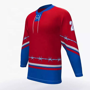 Maillots de hockey sur glace au design le plus récent, taille personnalisée, maillots de hockey sur glace pour adultes, uniforme de hockey sur glace respirant, maillots personnalisés - Product Image 3