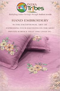 Sunflower Floral Design Wine Color Embroidered Cotton Bedsheet <b>Set</b> Soft Luxury <b>Bedding</b> <b>Set</b> Queen Size High Quality - Product Image 5