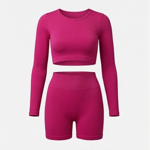 Conjunto de Yoga para Mujer, Traje Deportivo para Gimnasio, Sujetador Deportivo, Leggings, Pantalones, Ropa Deportiva Personalizada, Ropa Atlética - Product Image 1