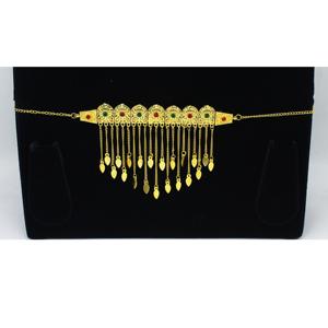 Martasha Designer Gold-Plated <b>Arabic</b> Jewelry Set Islamic Ramadan Special UAE Jewellery From Dubai Fashionable <b>Necklace</b> Earring - Product Image 3