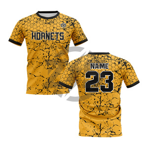 เสื้อฮอร์เน็ตส์แบบซับลิเมชั่นสีเขียวดำสำหรับผู้ชาย ระบายอากาศได้ดี ผลิตจากโพลีเอสเตอร์ ชุดกีฬาสำหรับผู้ใหญ่ บริการ OEM สำหรับทีม Zersia - Product Image 4