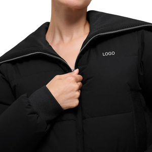 High demand Women's Puffer Jacket Water Resistant Quilted Puffer Jacket Sculpted Fit Winter Jacket custom Private <b>Label</b> OEM - Product Image 5