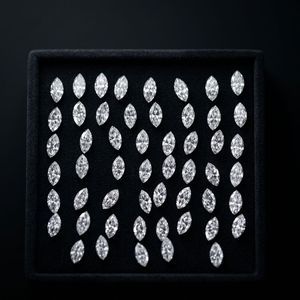 Diamant synthétique de qualité supérieure, taille marquise, 3,50 x 1,75 mm, couleur D, fantaisie, cultivé en laboratoire, diamant non monté |   pour la fabrication de bijoux |   Service de fabrication d'échantillons - Product Image 6