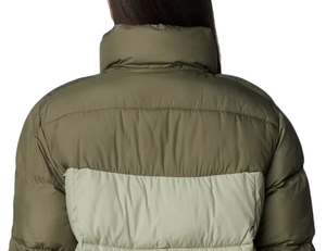 Women's Waterproof Eco-Friendly Fur Trim Zipper Bubble Bomber <b>Jacket</b> Crew Neck Lightweight Breathable Windproof Winter <b>Long</b> - Product Image 5