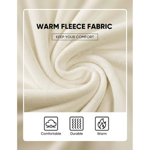 <b>Warm</b> <b>Fleece</b> Embroidered Eco-Friendly Breathable Performance Hoodies Ribbed Cuffs Comfortable Hood Design for Outdoor Training - Product Image 5