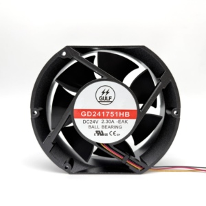 Aluminum Frame Plastic Blades 172x150x51mm 24V DC Cooling <b>Fan</b> - Product Image 1
