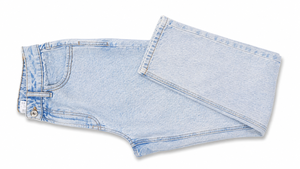 Jean en denim délavé Halston pour homme, taille haute, coupe droite, en coton léger, style décontracté printemps - Product Image 5
