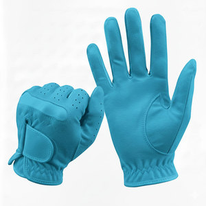 Guantes de Golf de Piel Cabretta de Última Moda, Personalizados, Antideslizantes, Transpirables, Suaves, con Cierre de Gancho y Bucle, para Hombre y Mujer, Deportes de Verano - Product Image 4
