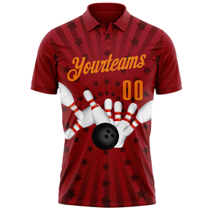Camiseta de Golf Personalizada al por Mayor de Alta Calidad, Negra y Rosa, con Lazo Rosa 3D, de Poliéster/Algodón, Absorbente de Humedad - Product Image 1