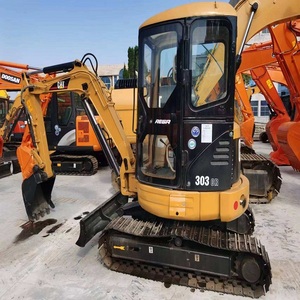 Mini-excavatrice Caterpillar durable avec moteur diesel performant, châssis stable et hydraulique de précision pour la construction - Product Image 2