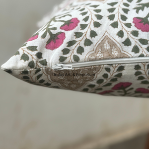 Funda de Cojín Cuadrada Clásica de Algodón con Estampado de Bloques Dorados, Lavable, para Uso Doméstico, 40 x 40 cm - Product Image 6