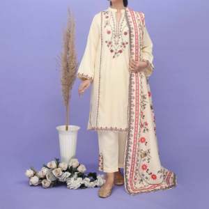 Traje de acrílico adornado de 3 piezas para mujer modelo PW4186 - Product Image 3