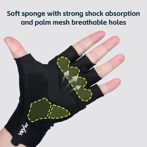 Gants de cyclisme - Gants de vélo mi-doigts pour hommes et femmes - Product Image 2