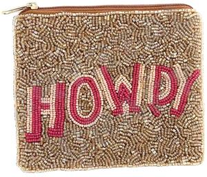 Howdy Design Portefeuille de pochette à monnaie perlée de rocaille personnalisé Beau porte-monnaie avec caractéristiques d'accessoires à la mode - Product Image 1