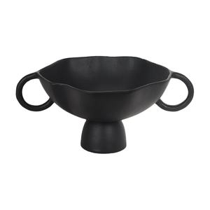 Bol à fruits noir Style piédestal bols décoratifs modernes Style américain bol de service vacances objet de décoration de noël - Product Image 6