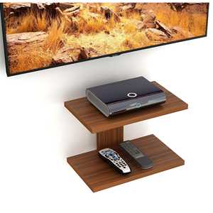 Mueble de TV Minimalista Stellar Plus con Soporte para Decodificador, Acabado Wenge (Hasta 32 Pulgadas) - Product Image 5