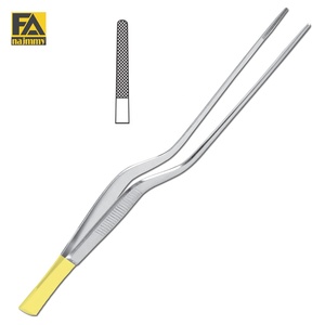 Pince à pansements chirurgicaux de qualité supérieure, pointe droite de 0,4 mm, certifiée CE, instrument manuel de classe I - Product Image 1