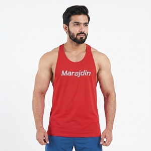 Custom Logo Men Gym Tank Top Breathable Cotton Quick Dry Fitness Bodybuilding Workout Sleeveless <b>Vest</b> Tops <b>Stringer</b> Undershirt - Product Image 1
