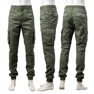 Pantalon cargo empilé pour homme, style hip-hop, multi-poches - Product Image 4