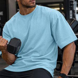 T-shirt de sport ample pour homme – Performance optimale pour l'entraînement intensif et le sport – Vêtement de sport oversize style streetwear - Product Image 5