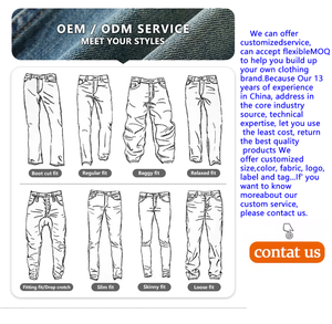 Jean en denim pour homme, taille mi-haute, lavable, idéal pour l'été - Product Image 5