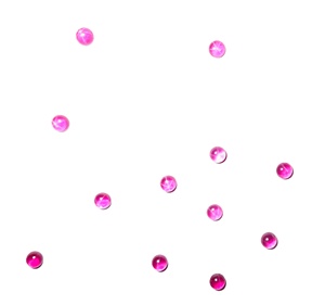 Rubis étoilé transparent rond 4x4 mm 1 carat, cabochon poli créé en laboratoire avec effet étoile à 6 branches pour la fabrication de bijoux - Product Image 1