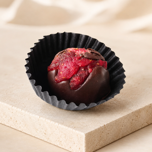 Delicious Dry Strawberry Ganache Truffle Balls Packed In Custom Box For Corporate Gifts Wholesale Trade - Product Image 1