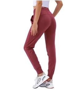 Pantalones cargo para mujer, conjunto de ropa deportiva y de descanso informal con patrón liso, al por mayor, con cremallera y pantalones jogger para la temporada. - Product Image 2